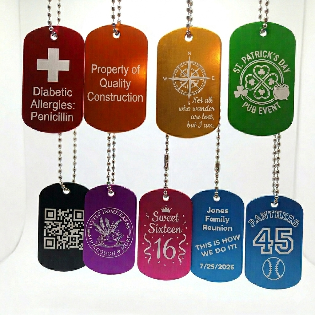 Personalized Military-style Dogtag