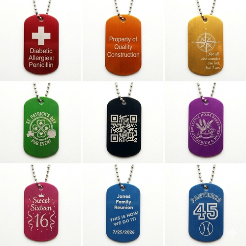 Personalized Military-style Dogtag